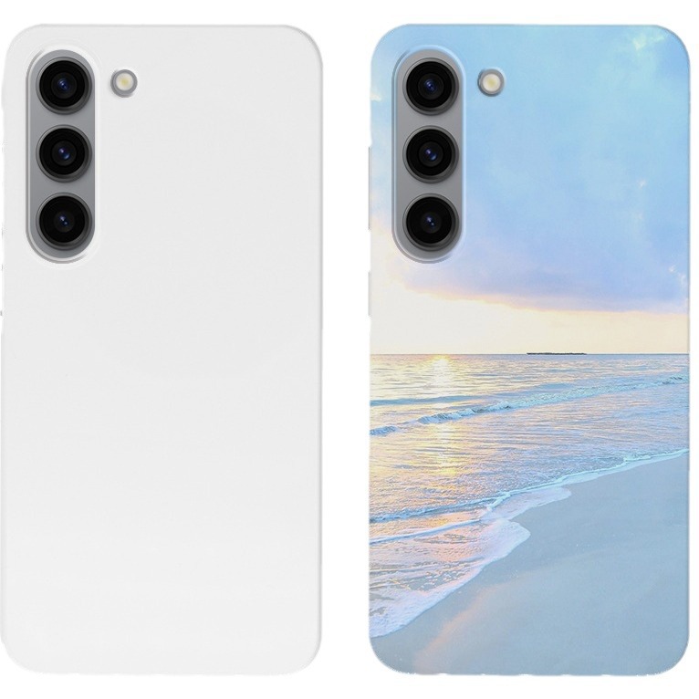 Adecuado para Samsung Nota/a/J/s transferencia térmica teléfono móvil Shell recubierto PC sola capa teléfono móvil Shell material en blanco lote