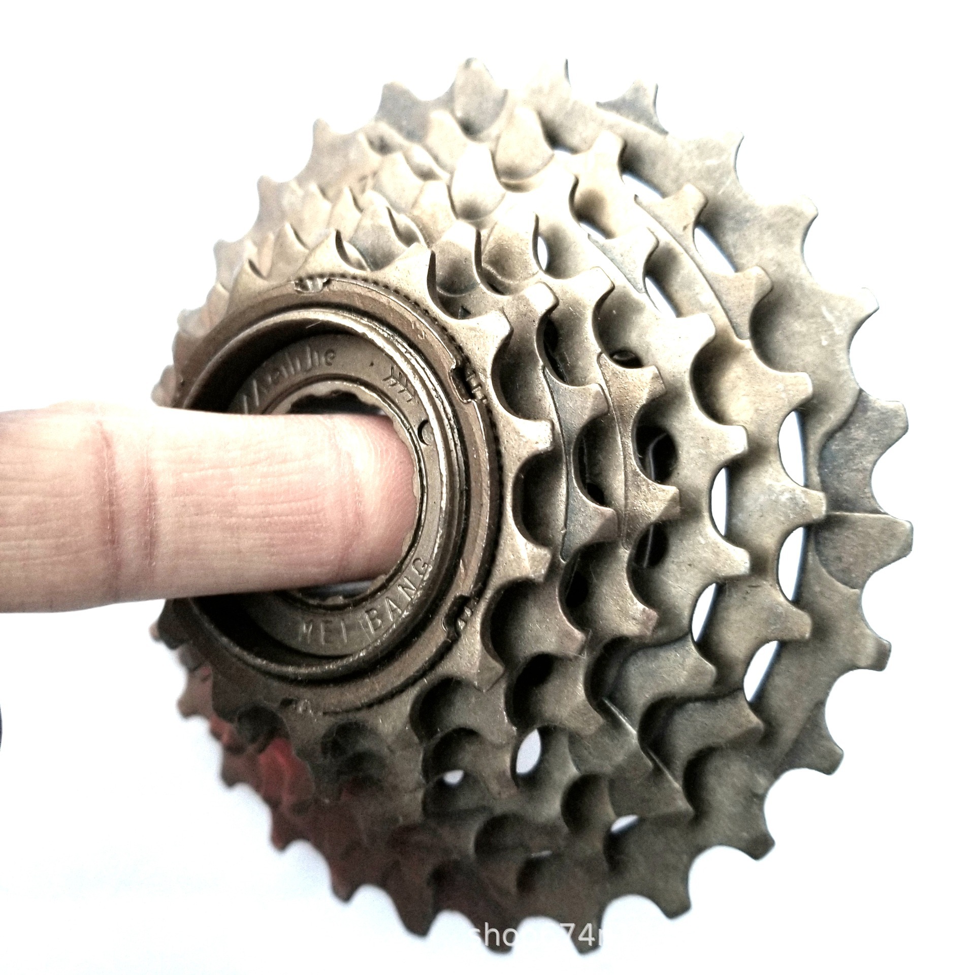 Volante/Blanco accesorios de conducción 6 piezas de Rotary Flying mountain bike accesorios 6 piezas de la rueda de la Torre volante de posicionamiento volante Yanjun