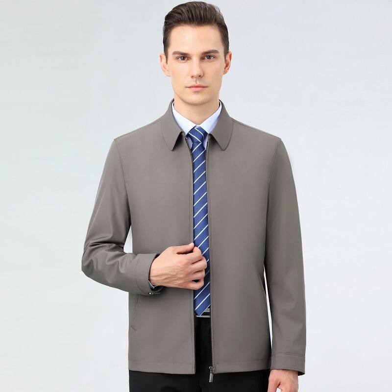 Brand 2026 New Spring and Autumn Men's Jacket, Stylish Wrinkle-Free Business Casual Men's Anti-Wrinkle Jacket