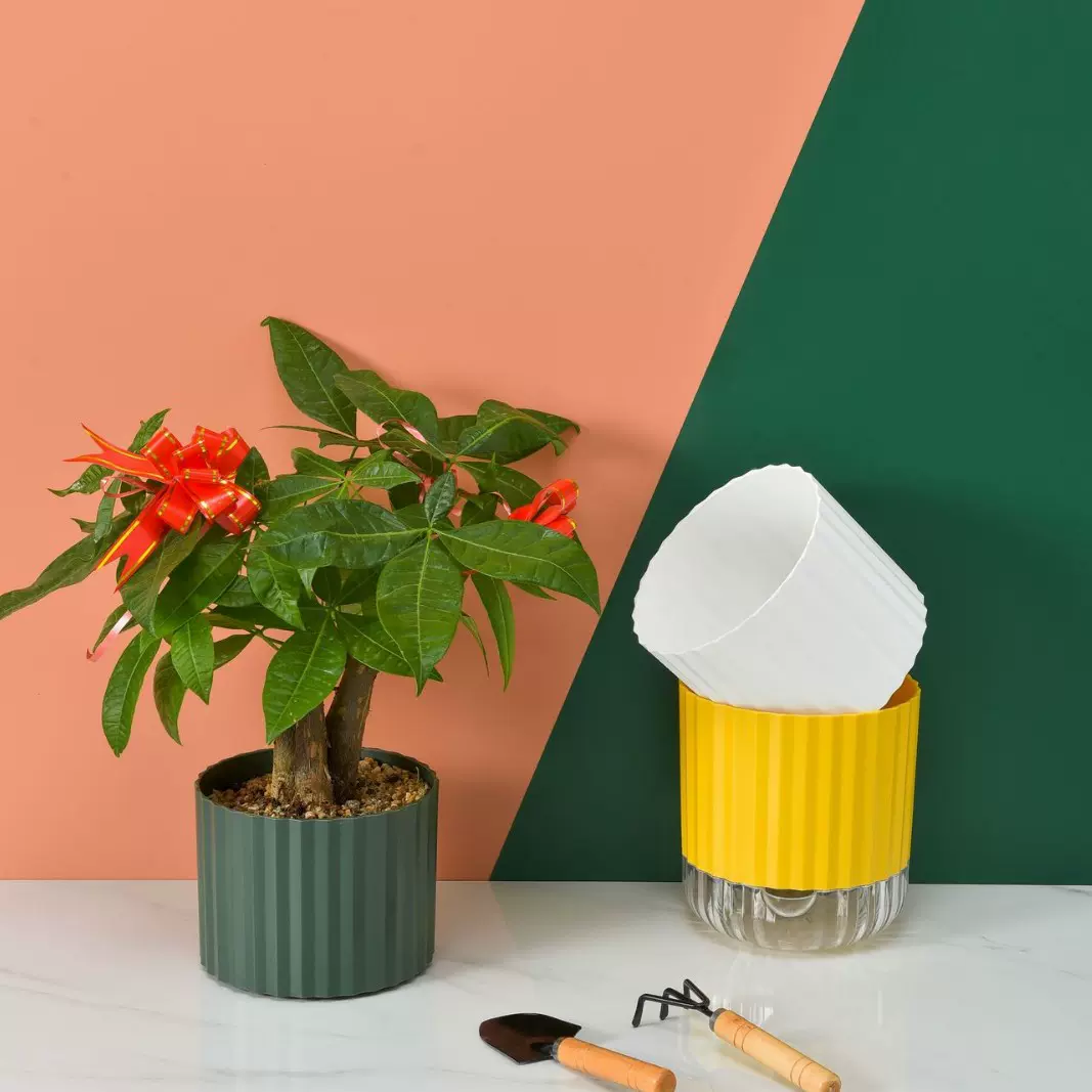 北欧装饰花盆简约风客厅花盆摆件盆盆景落地花盆