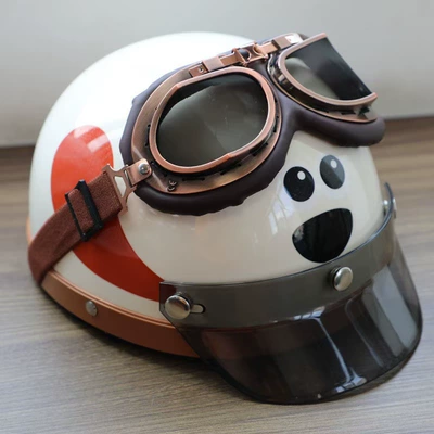 and women's couples cute Harley — Motosiklet kaskı (dəbilqə)