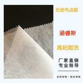 涵睿斯无纺布点胶热熔胶膜120℃热熔胶布料复合加工服装鞋材专用