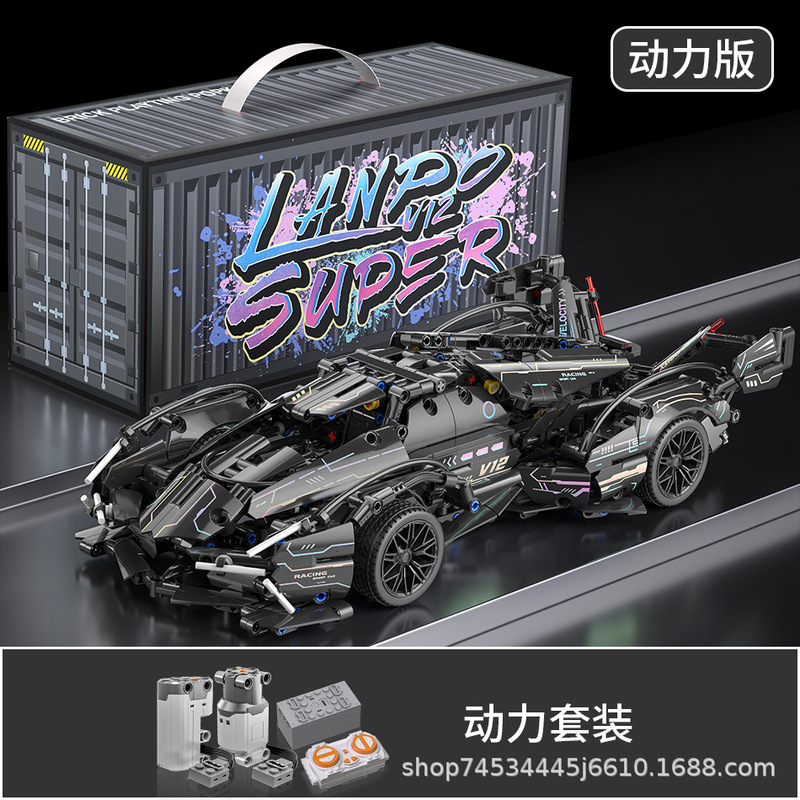レゴビルディングブロックブラックゴールドアポロEVO子供用男の子おもちゃリモートコントロールクロスボーダーホットセールスポーツカーモデルと互換性があります。|undefined