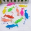 Children's realistic fishes for fishing, cognitive summer toy from soft rubber, early education