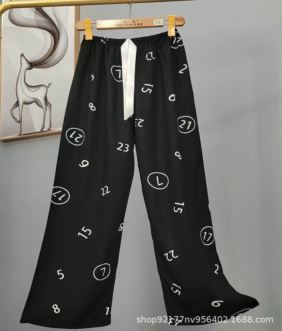 Summer trousers, thin pijama for leisure, Chinese style