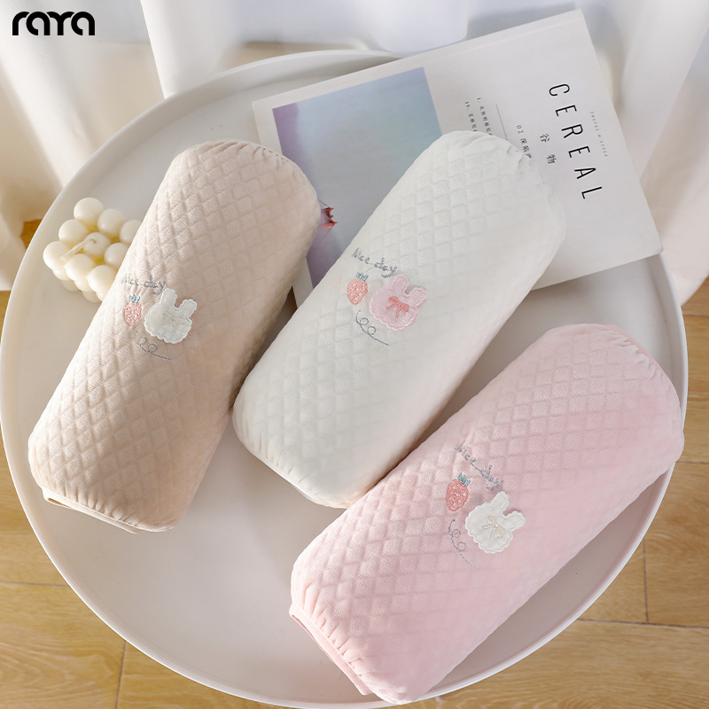 套袖女款办公室袖套2025新款秋冬卡通毛绒长款护袖防脏手臂套工作