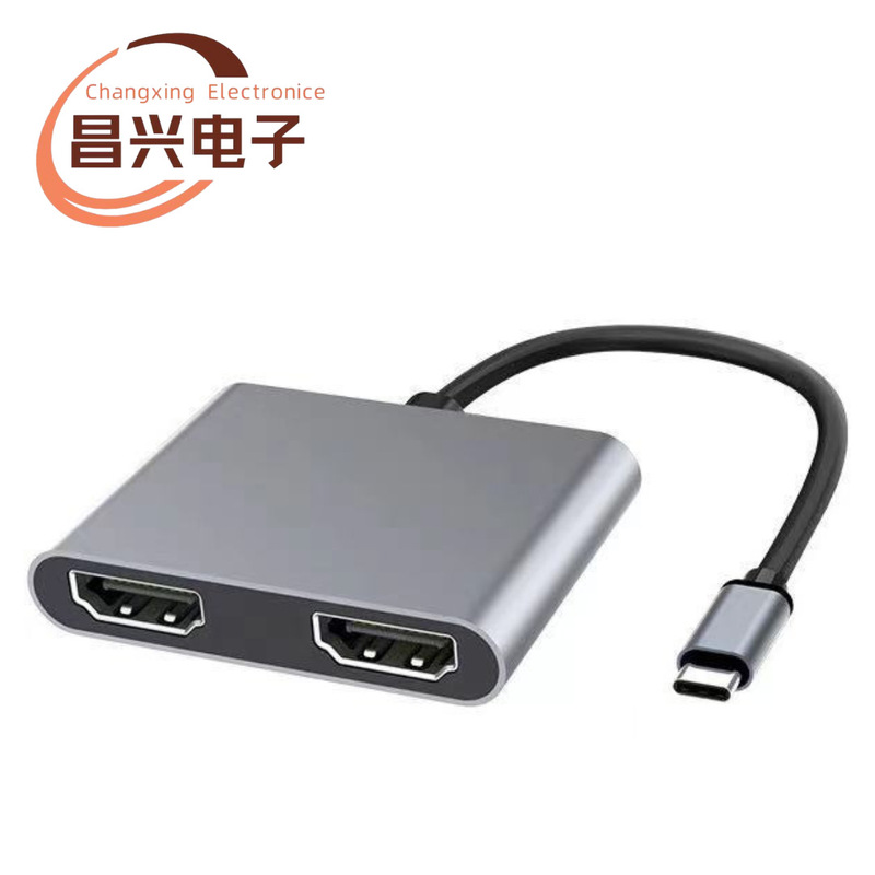 Type-C to Hdmivga Is Suitable for Apple Mac Huawei Notebook Usb-C Converter Expansion Dock Portable