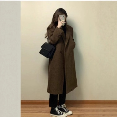 起爆金はやせている大きいサイズの酢酸の中で長いタイプのスーツの襟の風衣の女性の通勤の気質の越境の商品の供給源のメーカーの直接販売を明らかにします。