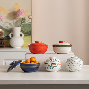 Cross-Border Supply of Ceramic Tea Trays, Fruit Plates, Afternoon Tea Pastry Containers, Nut Containers, Healthy Aromatherapy Candle Containers, Stew Pots