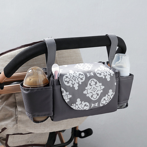 Stroller bag, baby stroller bag hook, storage bag, stroller storage basket rack, artifact for walking your baby out