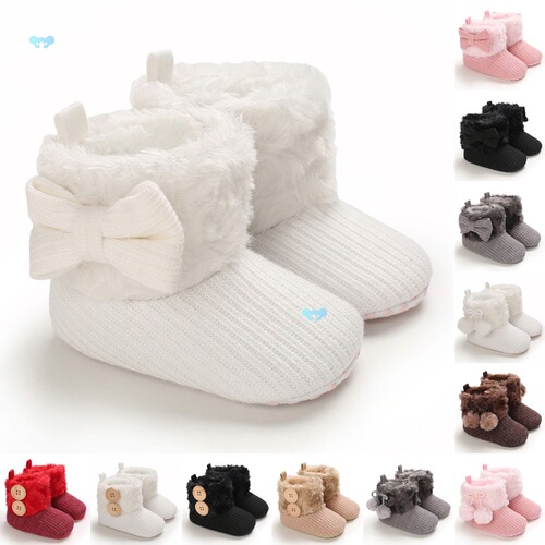 0-18M Boots For Newborn Baby Girl Snow Boots Winter Thermal