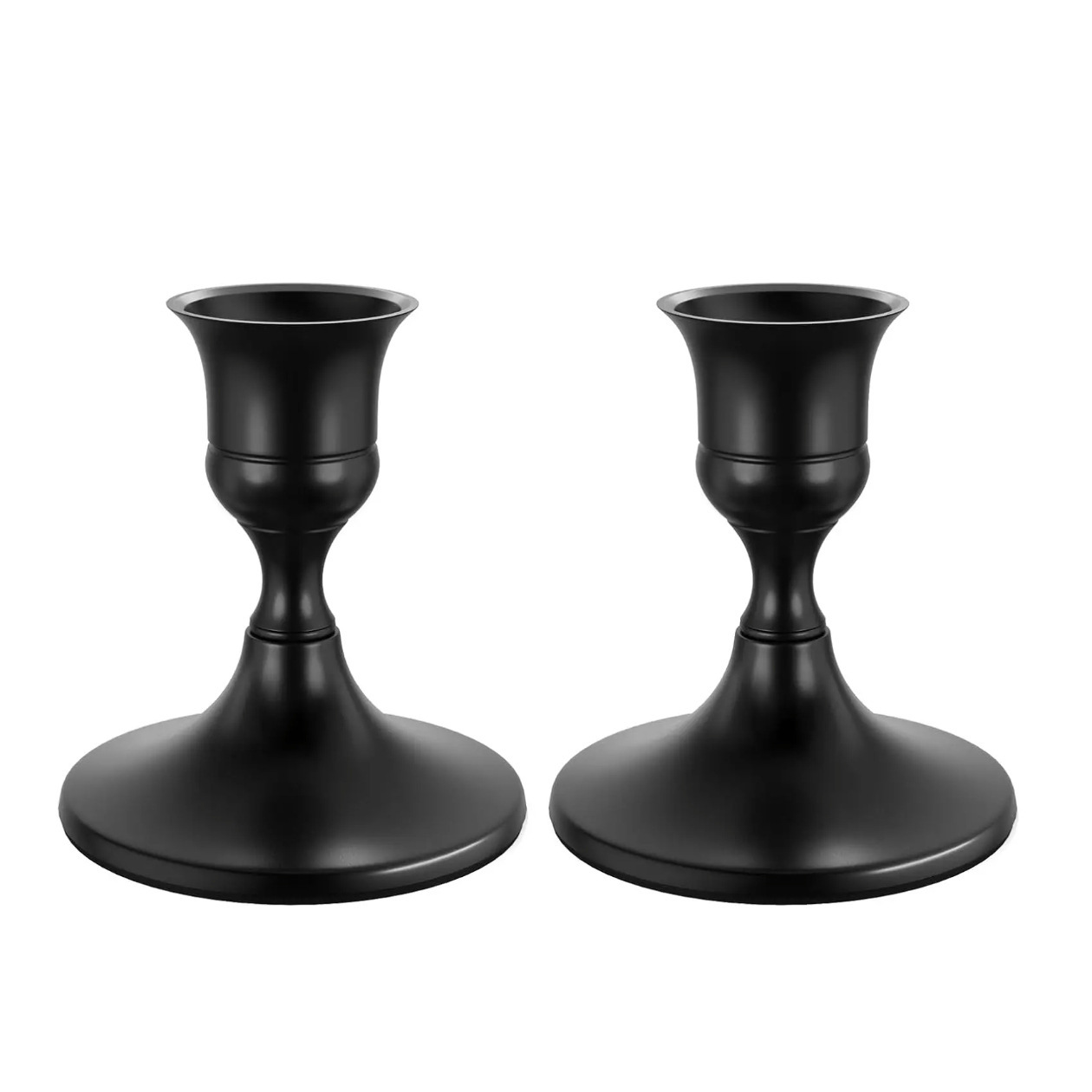 Adornos de candelabros pequeños simples de estilo europeo Navidad San Valentín luz de velas Cena Sentido de ambiente Candelabros Decoración de bodas