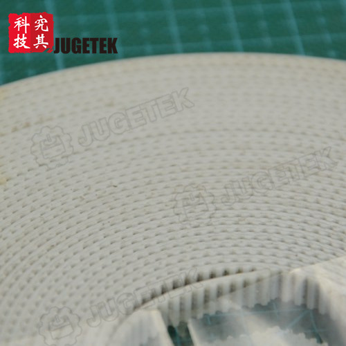 2GT开口同步带 2GT/T2.5型号 聚氨酯钢丝增强 带宽6mm 白色同步带