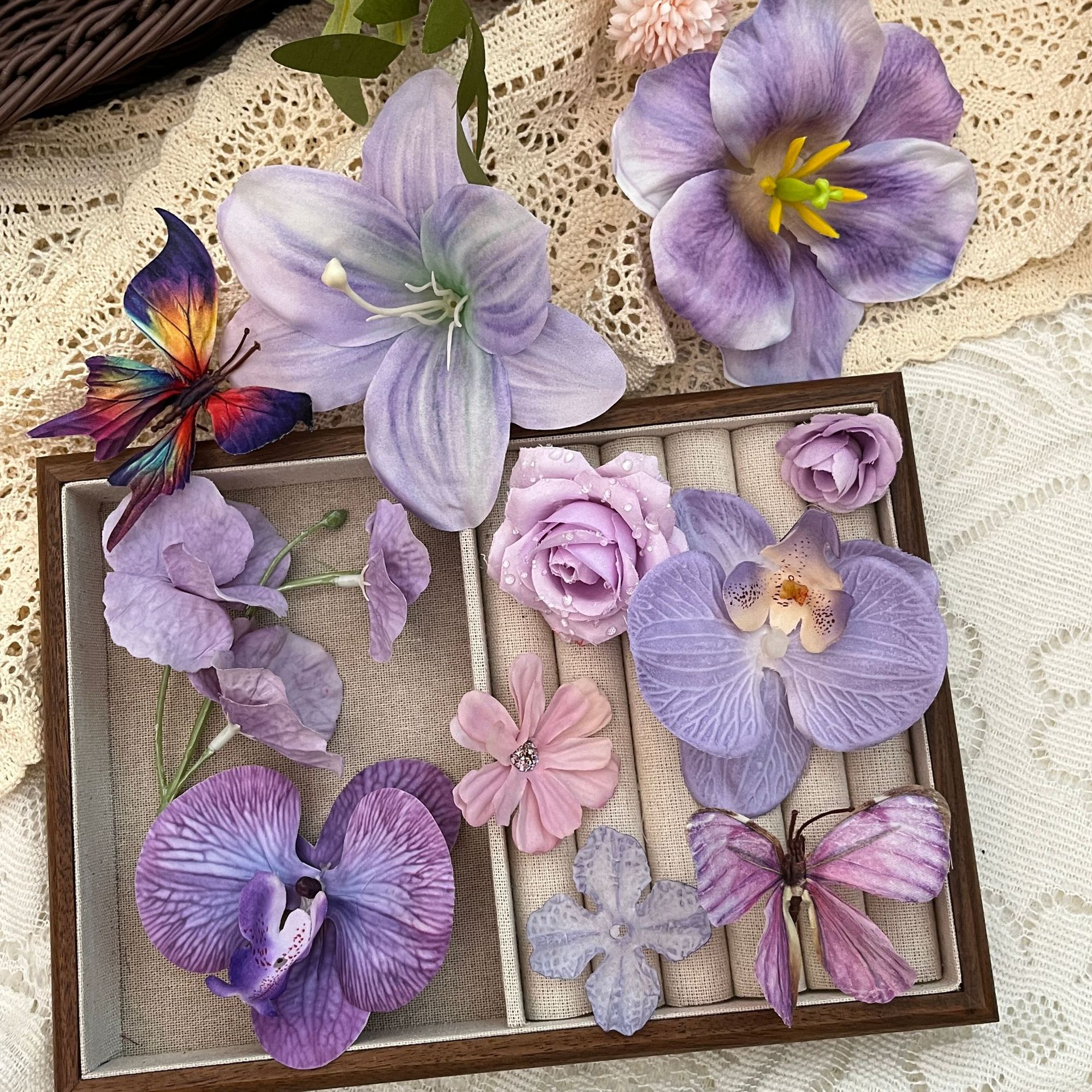 Jewelry Accessories Classification Cute Flower Butterfly Cloth Jewelry Accessories 1 Piece