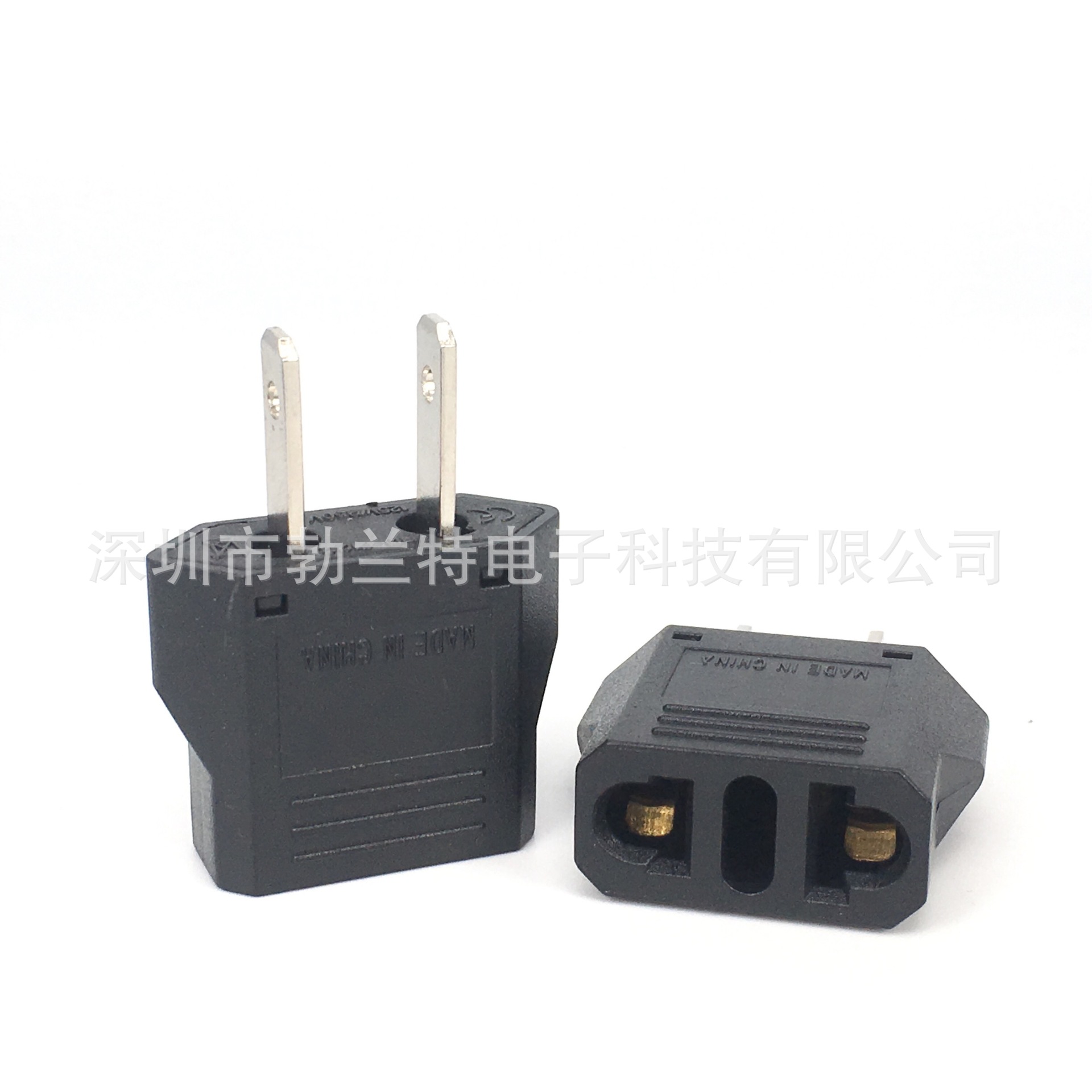 可旋转八字脚直二扁脚两用澳标转换插头适用于澳大利亚旅游插座