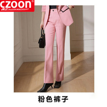 2022新款韩版女士长袖职业西服正式西裤套装面试销售工作服 22965