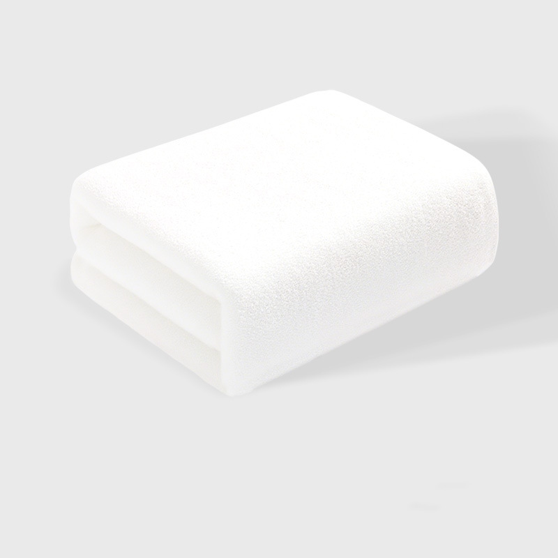 Hotel salón de belleza baño masaje tienda de pies Toalla de baño al por mayor Toalla de baño de color sólido de terciopelo coral toalla traje fuerte absorbente