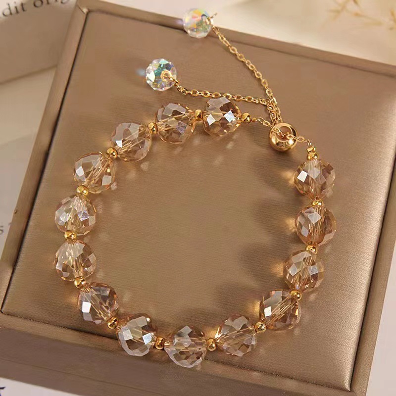 1 Piece Quantity Daily Occasion Elegant Streetwear Geometric Artificial Crystal Women's Bracelets
