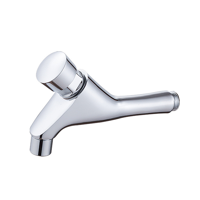 Copper delayed faucet, wall-mounted delayed faucet, delayed basin faucet, delayed faucet, copper self-closing faucet undefined