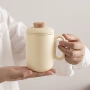 家用个人陶瓷过滤茶水杯