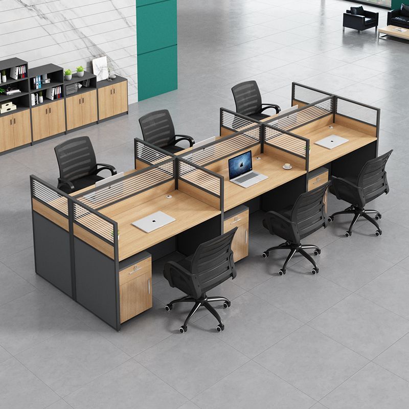 Mesa de oficina de 1 persona combinación de personal mesa de oficina de ventas electrónicas de trabajo de varias personas mesa de computadora combinación libre