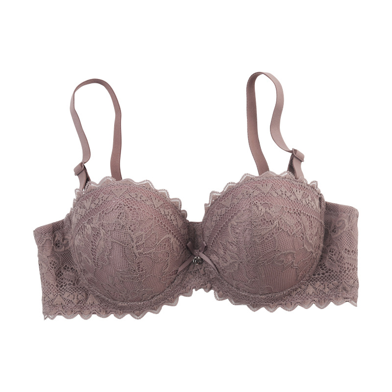 1 / 2 1⁄2 taza ajustable sujetador de encaje femenino ropa interior damas anti-caída reunida sujetador del sudeste asiático