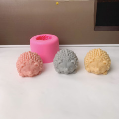 ハリネズミキャンドルシリコンモールドアロマセラピー石膏石鹸シリコンモールド