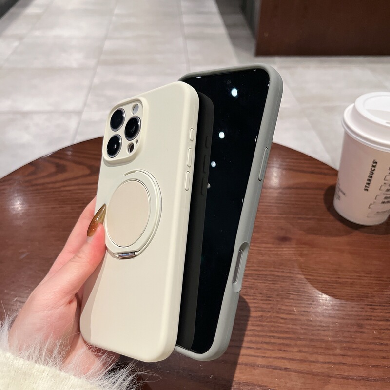 液态肤磁吸旋转支架适用iPhone16PROMAX手机壳苹果15马卡龙精孔14|undefined