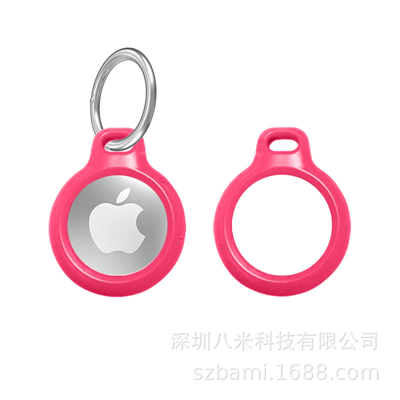 Aplicable a Apple airtag funda protectora airtags funda protectora Apple localizador anti-perdido dispositivo cordón ABS