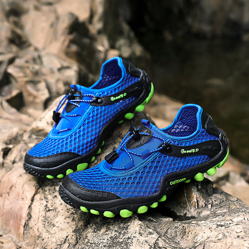 2024 primavera Daifa gran tamaño al aire libre turismo transfronterizo al por mayor zapatos casuales para hombres nuevos zapatos de montaña delgados al aire libre
