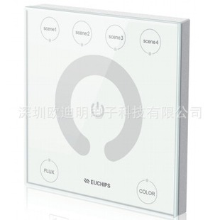 Ocheus double color temperature DALI switch dimming touch glass panel controller power lamp bright DALI-P03