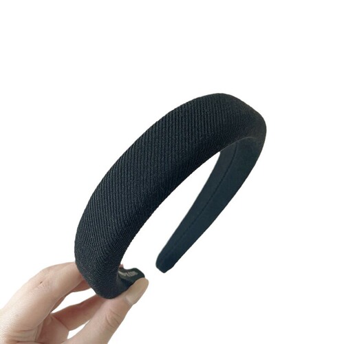 Warm sponge high skull headband women's face wash headband Korean Internet celebrity milk coffee color hair bundle pressure hairpin headwear autumn and winter