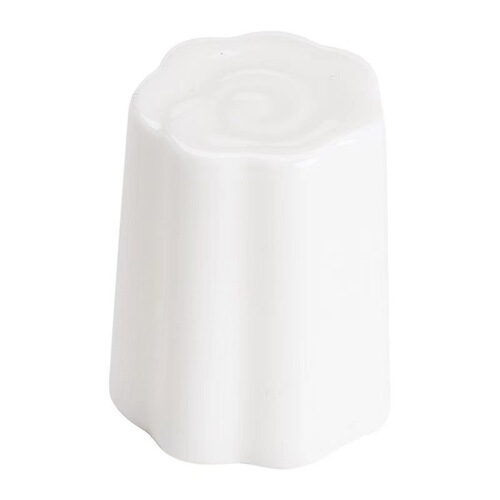 Ceramic lid holder Kung Fu tea set Chinese tea ceremony accessories mutton fat jade white porcelain simple lid holder teapot lid holder