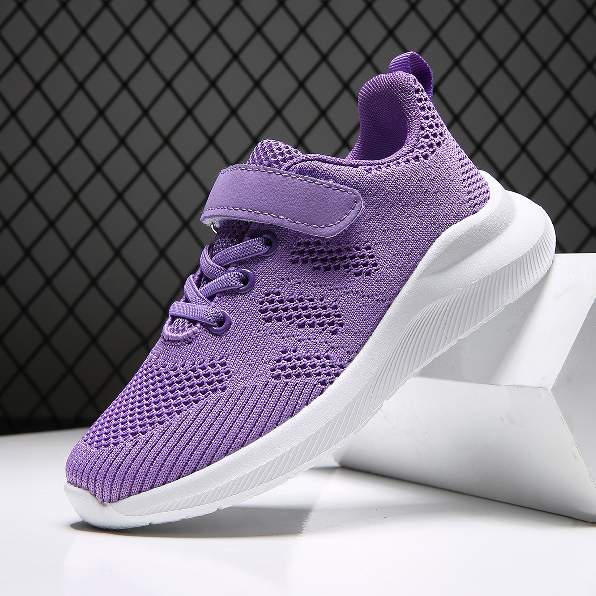 Zapatillas de Running de Tejido Volador para Niños de Tejido y MD, Transpirables y Ligeras para Uso Diario