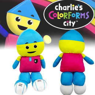 Cross Border in stock Charlie Colorforms City Charlie's Magic City Plush Kids Toy