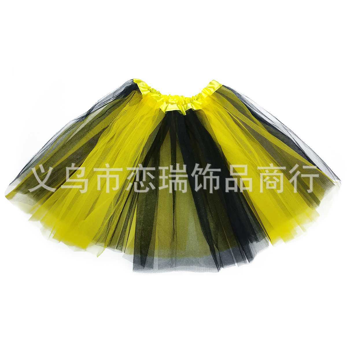Europa y los Estados Unidos TuTu vestido guantes Amazon Halloween accesorios de vestuario de papel juegos de papel tres capas de red