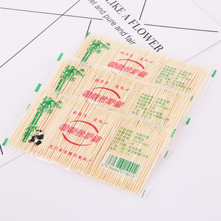 One dollar store bamboo double thick and thin toothpick fruit pick hotel household disposable multi-purpose toothpick factory outlet