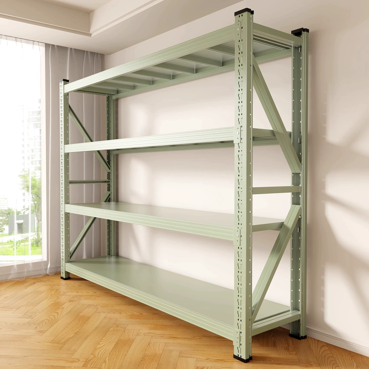 Складские стеллажи, многослойные стеллажи для хранения, сверхнесущие складские стеллажи для тяжелых грузов, экспресс-стеллажи для хранения, бытовые железные стеллажи