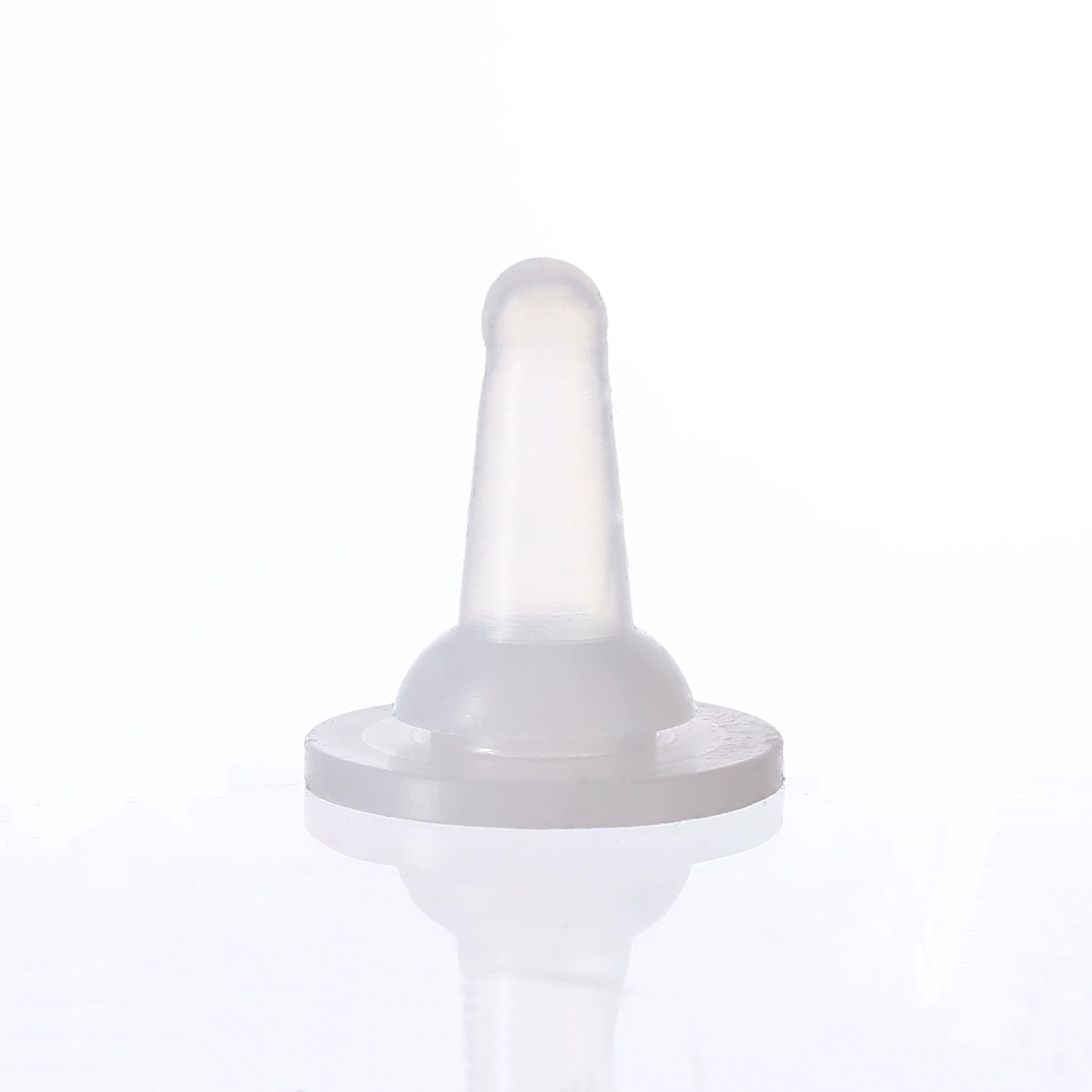 Feeding Bottle Set, 60 ml Silicone Pacifier, 4-Piece Kit, Transparent PVC Bottles
