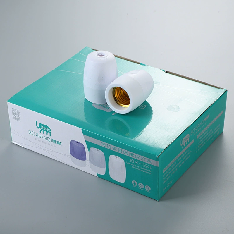 Новая структурная головка лампы Boliang e27 вытягивает клеммную стойку для увеличения входного отверстия с винтами для предотвращения падения