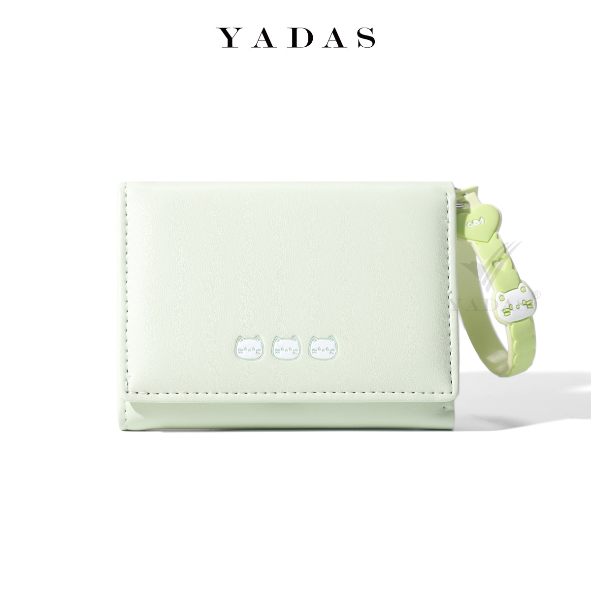 YADAS nueva monedero japonés simple para mujeres corto delgado y pequeño plegable estudiantes nuevo lindo nicho pu billetera