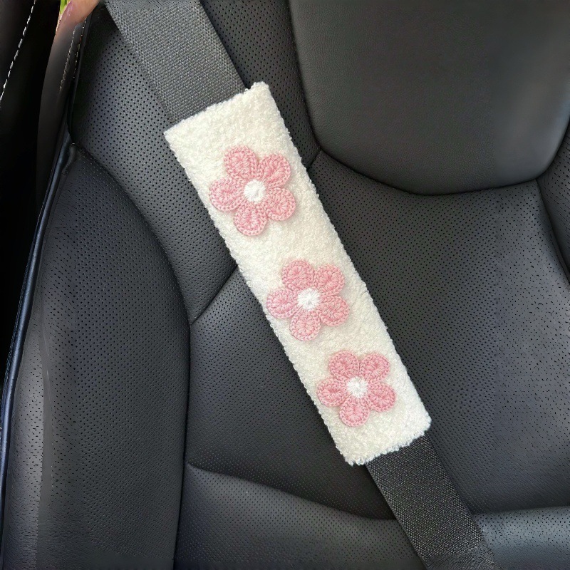 Car Seat Belt Shoulder Cover, Cute Car Seat Belt Anti-Strangle Protection Cover, Universal Style