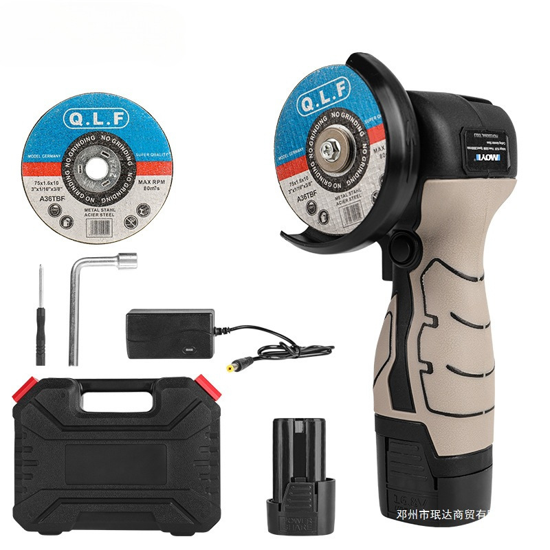 迷你角磨机抛光机打磨机锂电小型切割机手持16.8美规英规欧规