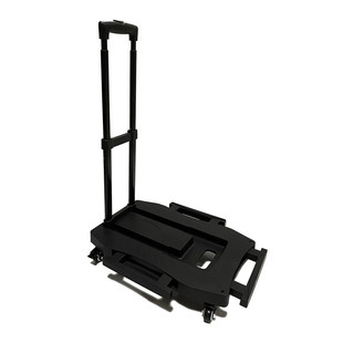 New Upgraded and Printable Logo Plate Retractable Foldableing Pull Rod Logistics Cart High Load-Bearing Flat Shopping Cart