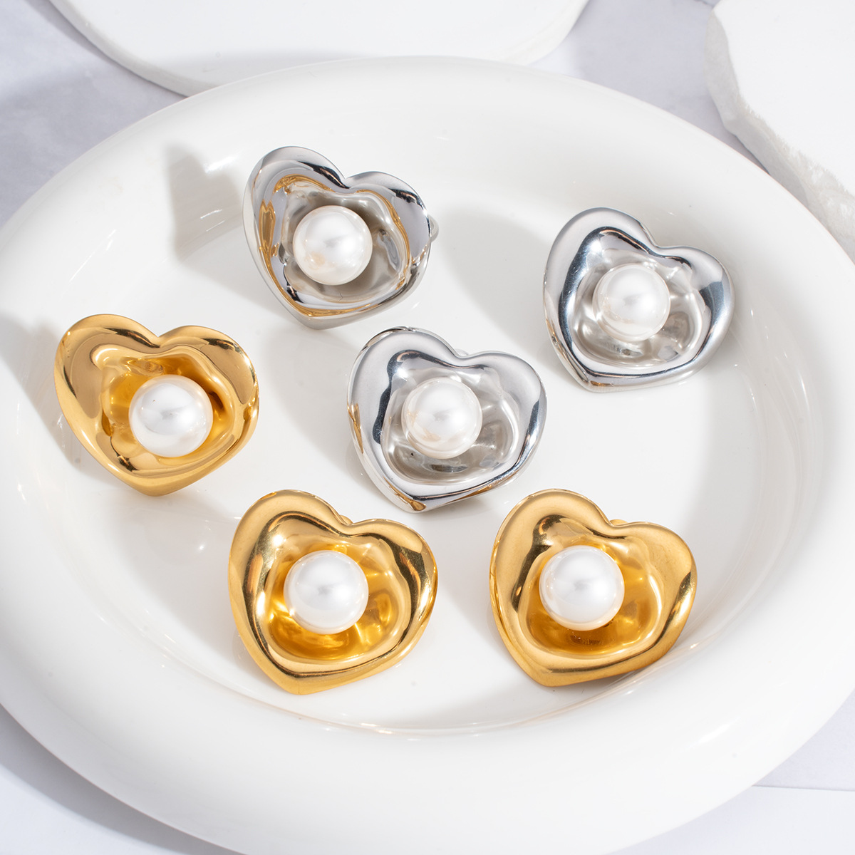 earrings from pearl