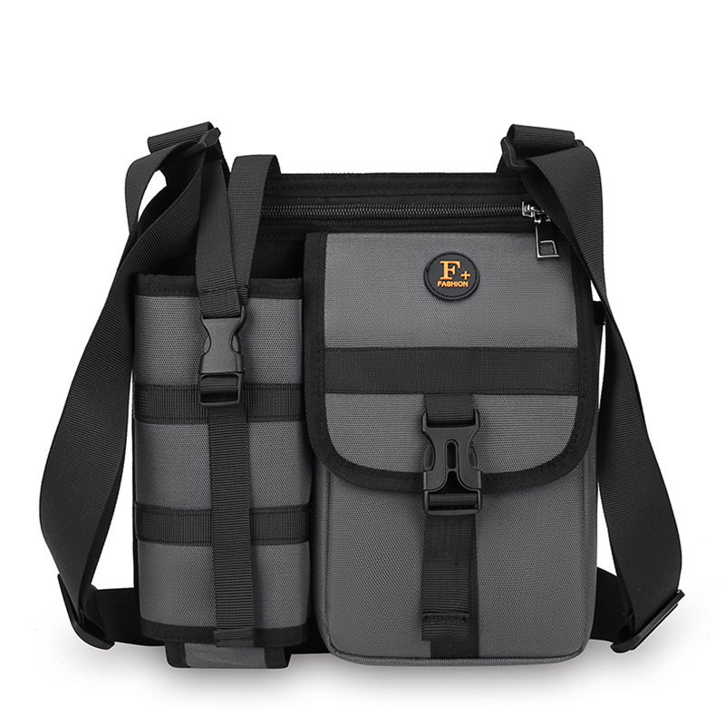 Nuevo bolso de mensajero de un solo hombro para hombre, bolso de ocio al aire libre, bolso de olla de viaje, paraguas impermeable resistente al desgaste, bolso de mensajero de tendencia