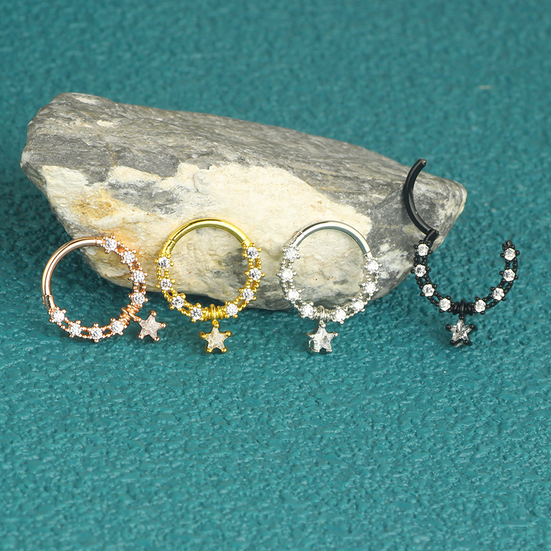 Labret piercing jewelry detail image