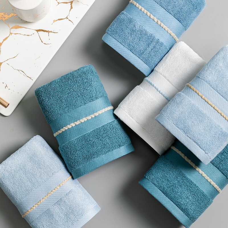 High-grade Bamboo Fiber Towel Men's Face Wash Household Women's Couple Pure Cotton Absorbent Cotton Hair-free Thickened Wash Vibrose Tail