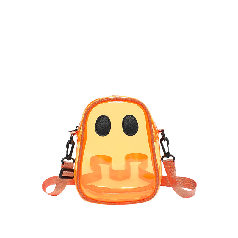 Bolso de hombro para niños y niñas de estilo coreano, comercio exterior transparente, bolso de mensajero para niños de gelatina linda, nuevo estilo de verano, bolso para niños feo y lindo image 11