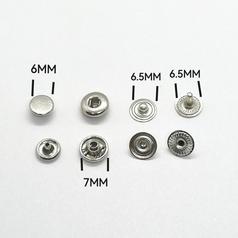 Foshan Manufacturer Spot Wholesale Pure Copper 6mm Four-Button Work Clothes Shirt Buttons Clothing Flat Metal Buckle